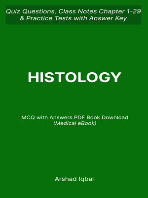 cover image of Histology MCQ Questions and Answers PDF | Medical Histology MCQs E-Book PDF